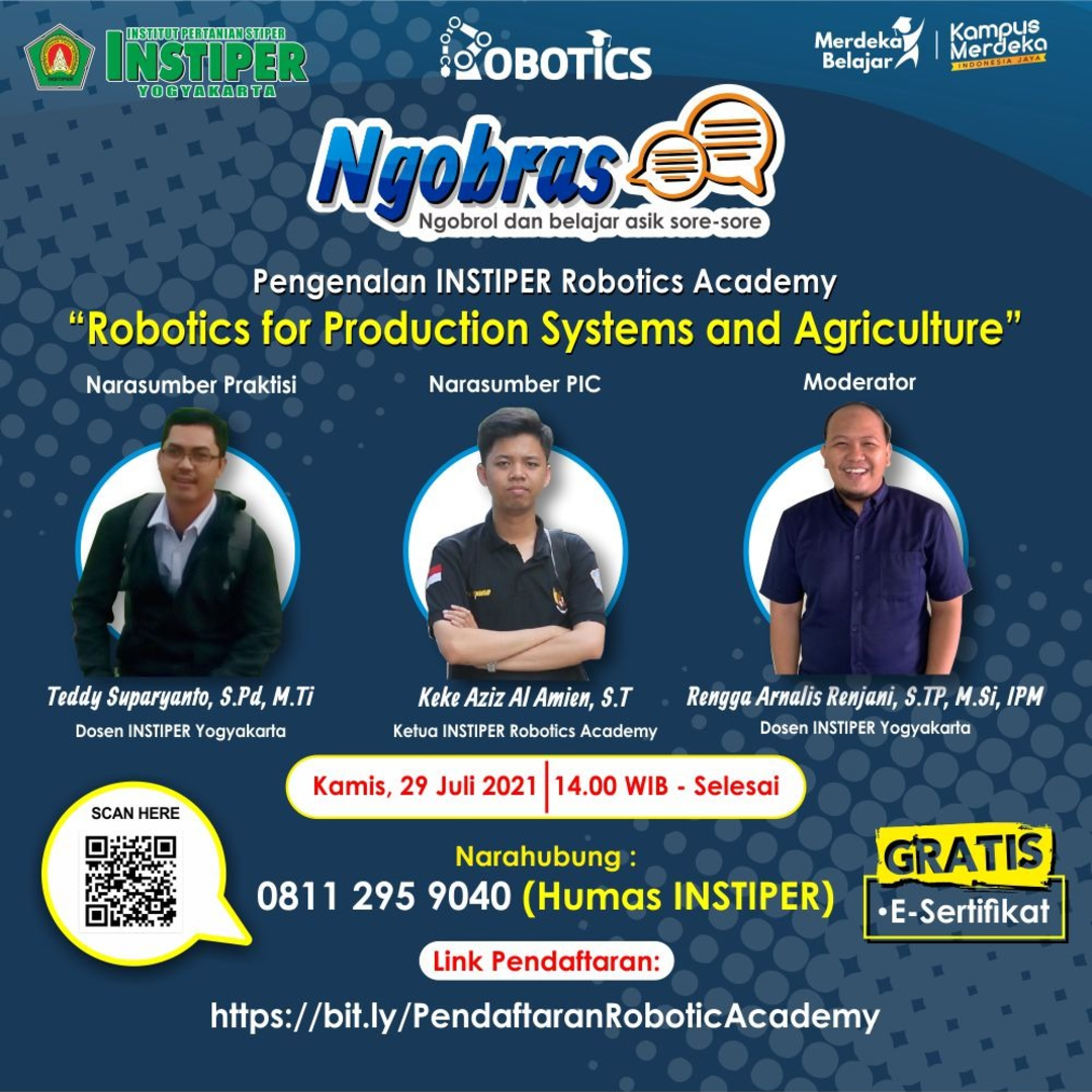 Talkshow Pengenalan  INSTIPER Robotics Academy
